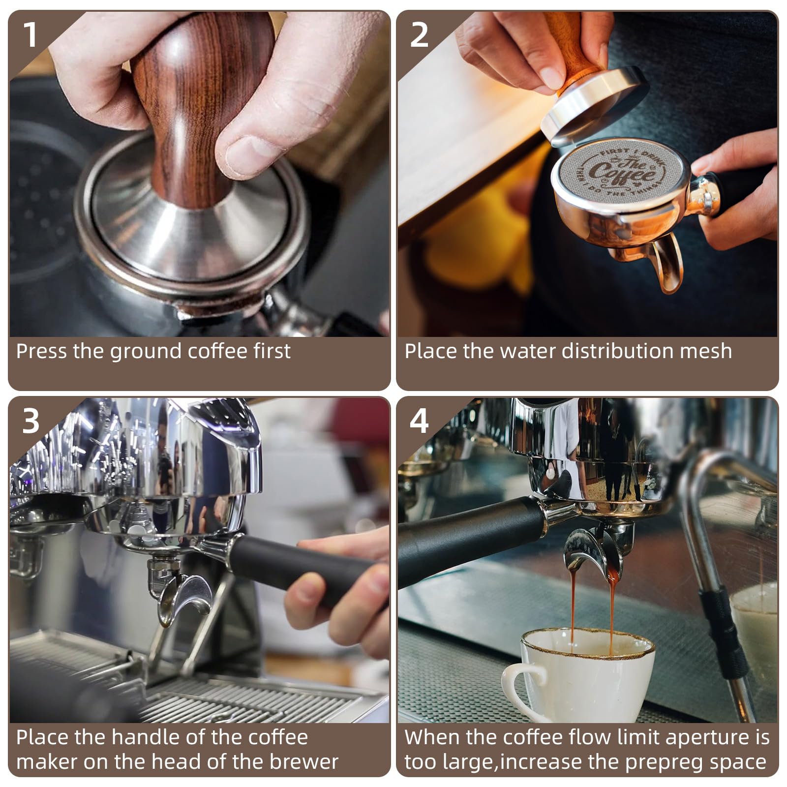 NEQUZA 51mm Espresso Puck Screen - 1.7mm Thick, 150um Stainless Steel Reusable Coffee Filter For Portafilter
