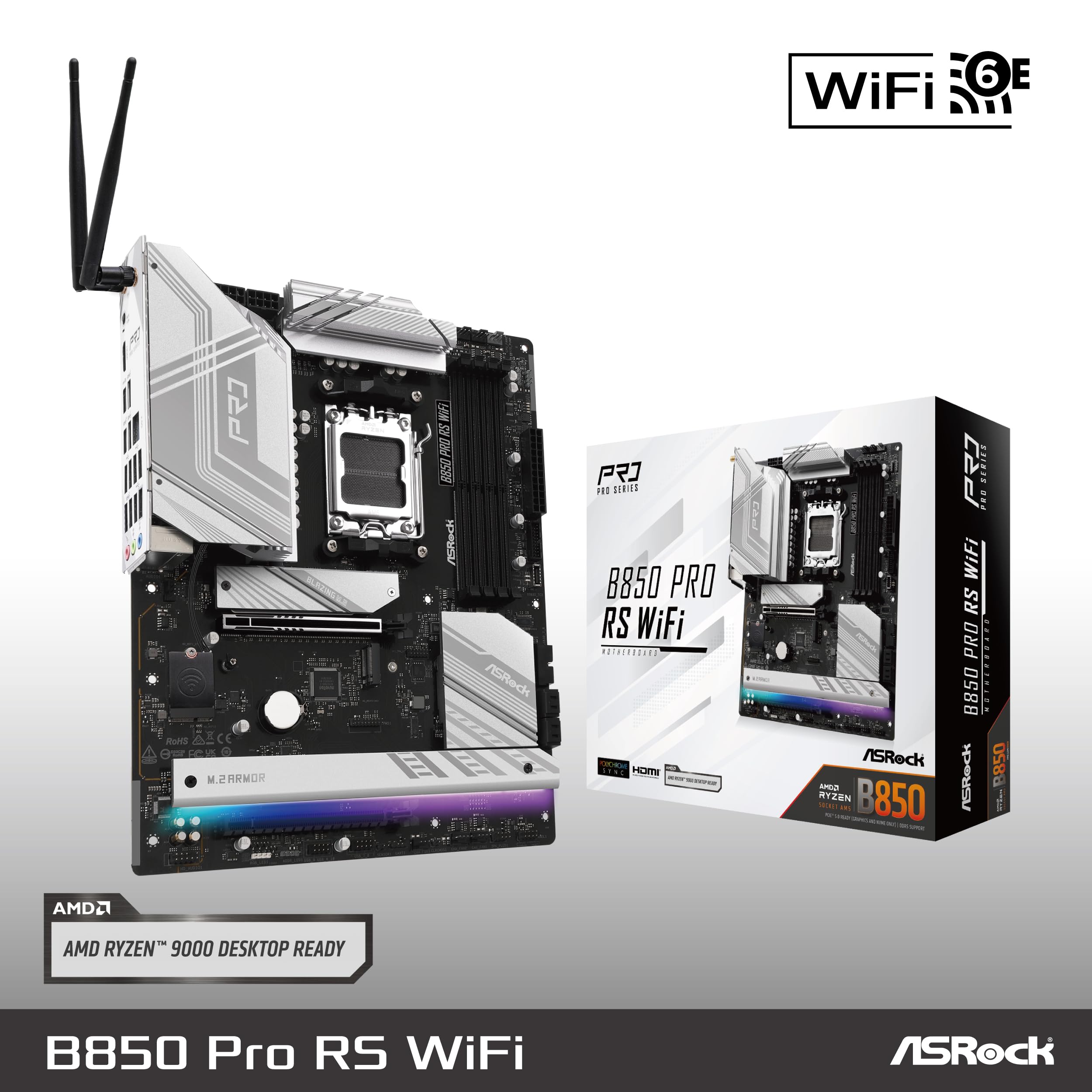Amazon | ASRock マザーボード B850 Pro RS WiFi AMD Ryzen 9000
