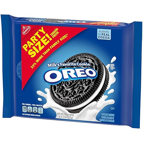 Vista 69 de OREO Galletas de sándwich dorado Double Stuf, 20 paquetes de aperitivos de tamaño King