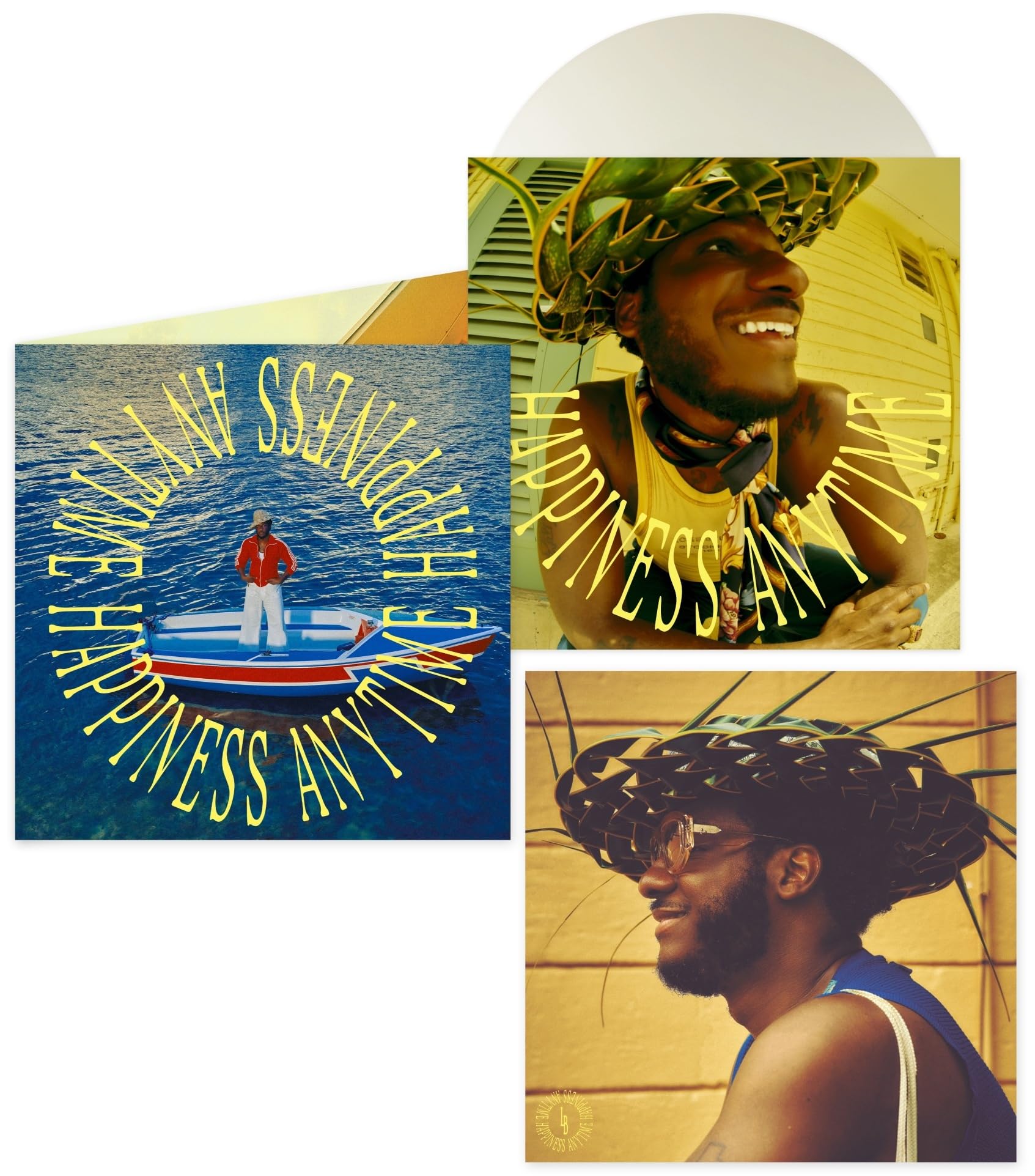 Leon Bridges - Happiness Anytime - White Sand Vinyl | Presale Ships By 25.9.26