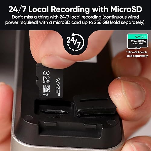 Miniatura 7 de Wyze Timbre de video con batería, cámara inalámbrica, 1536 x 1536 HD+ con visión nocturna a color, audio de 2 vías, vista 11 de pies a cabeza,