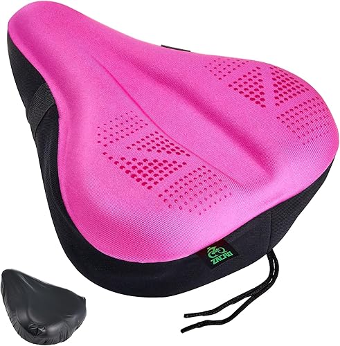 Miniatura 9 de Zacro Bike Seat Cushion - Padded Gel Bike Seat Cover for Men & Women, Padding Bicycle Saddle fit with Peloton/Spin Stationary Exercise/Mountain Road
