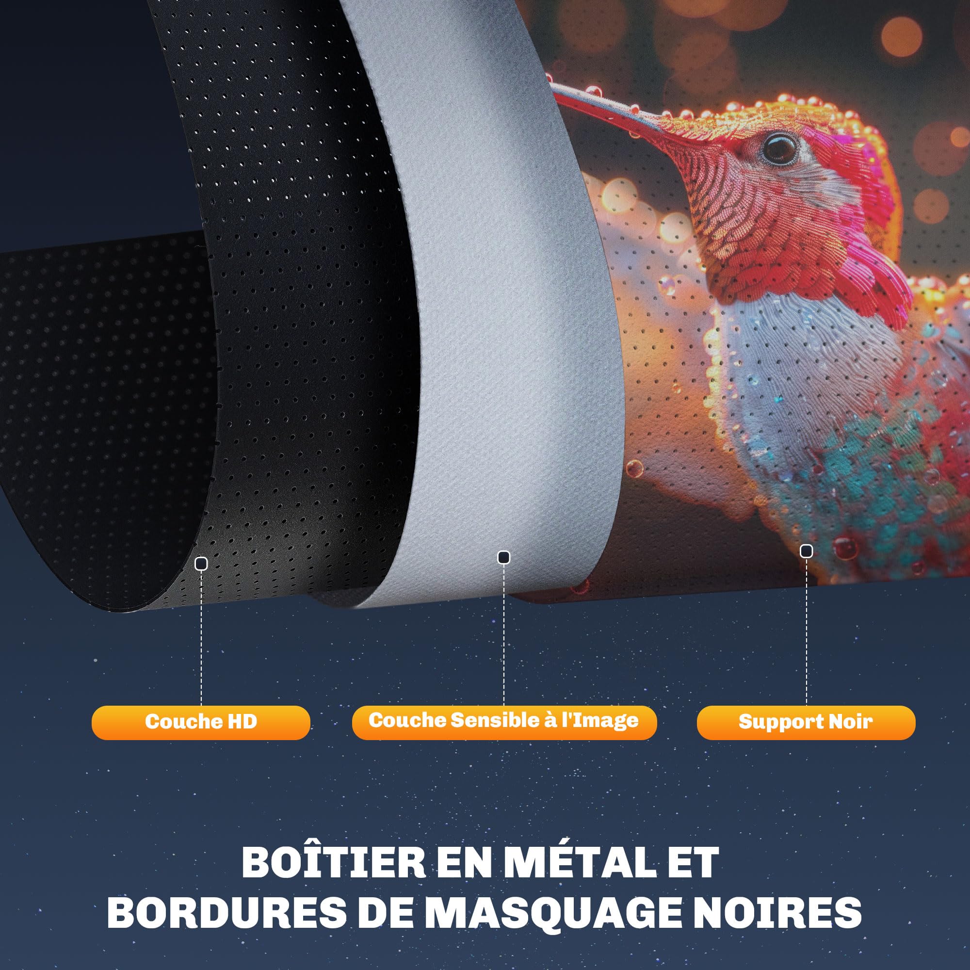HOMCOM Schermo proiettore da 100 pollici, 16:9 4K HD schermo di Proiezione motorizzato ed elettrico, schermo di Proiezione TV e Home theatre, Montaggio a Parete o Soffitto, Pannello di Controllo e