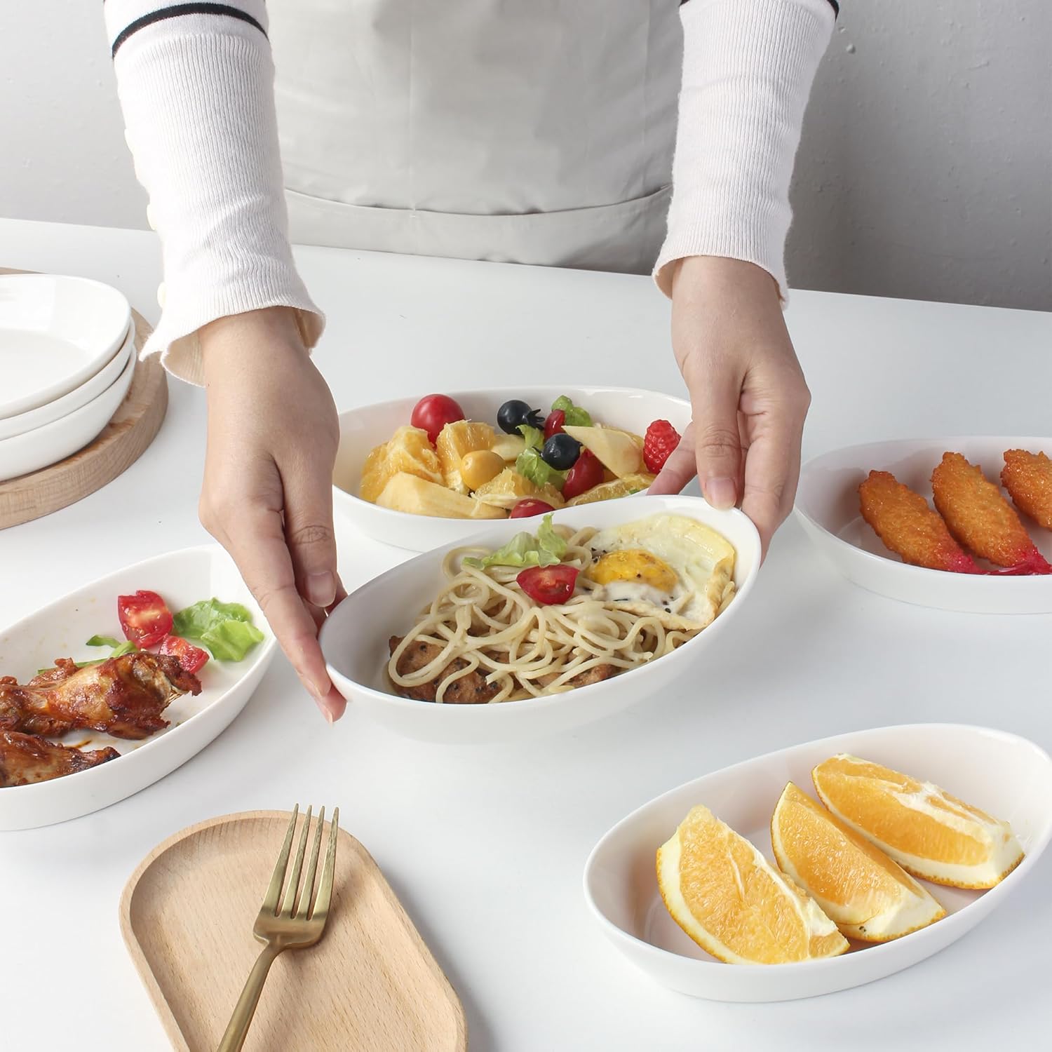 Au Gratin Baking Dishes for Oven Safe, Porcelain Liberia Ubuy