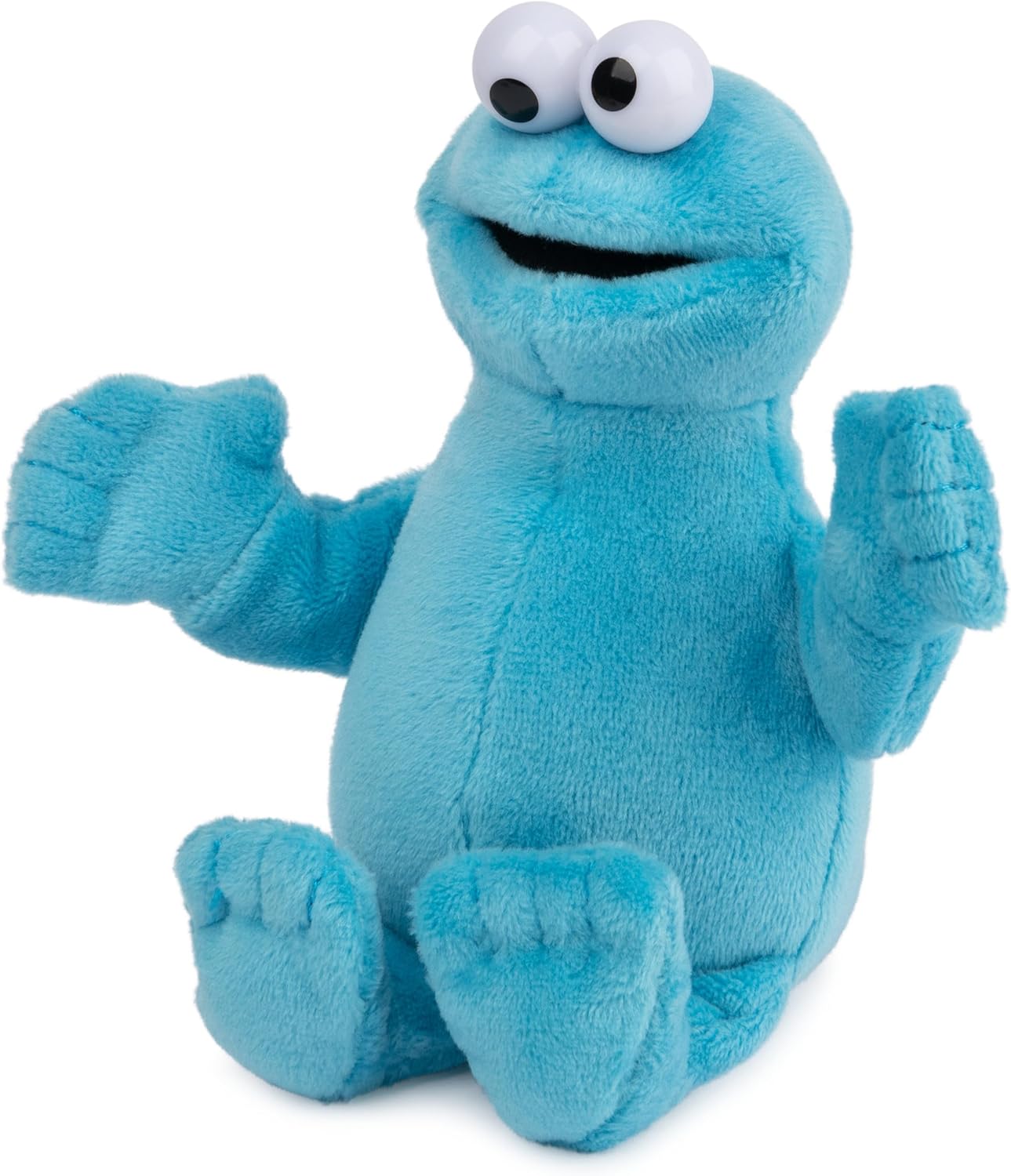 GUND Sesame Street Official Cookie Monster Muppet Beanbag, Premium Plush Toy for Ages 1 & Up, Blue, 6.5”