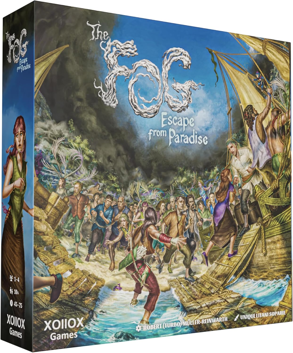 The Fog – Escape from Paradise, Strategy Board Game, for Ages 10+