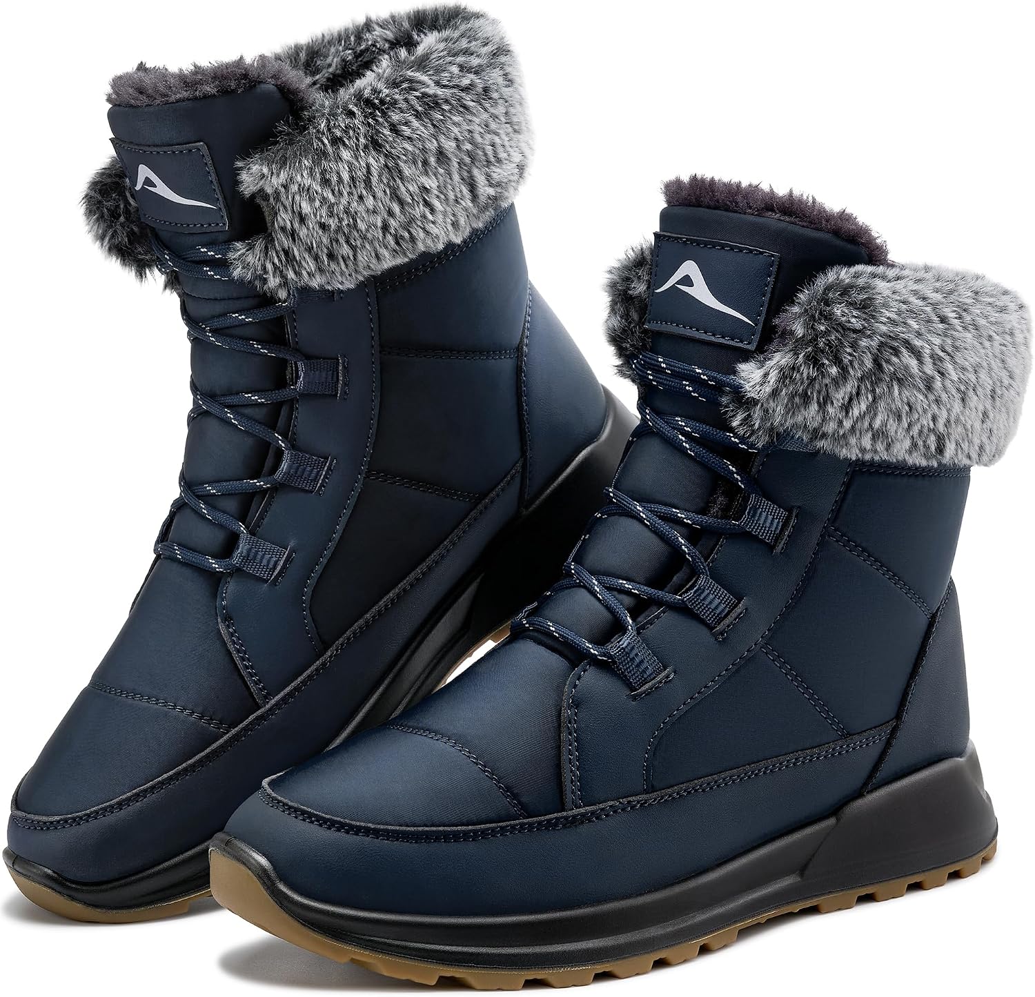 Snow Boots for Women Winter: Warm Comfortable Fur Lines Waterproof Booties for Walking Work Outdoor