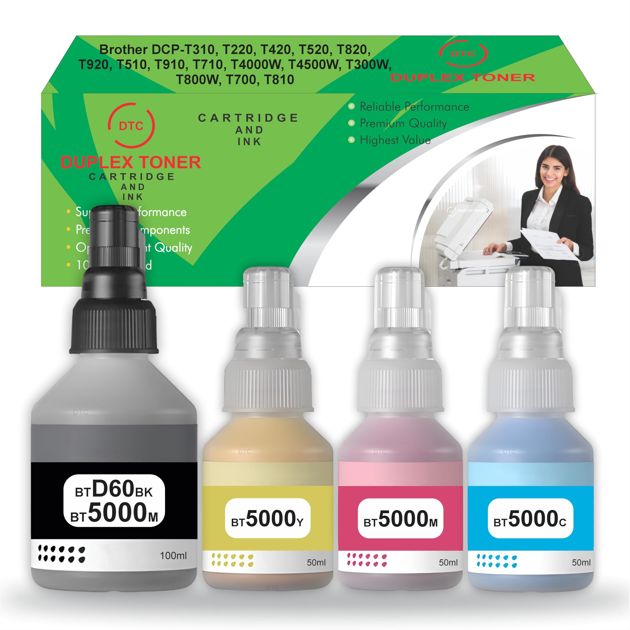 See full amazon price history chart for Duplex DTC Ink Compatible for Brother BT6000Bk / BT5000 DCP T310, T300, T510, T500, T910, T710, T400W, T450W, T300W, T800W, T700, T810 Printer (Black 108ml CMY 50Ml) Duplex DTC Ink Compatible for Brother BT6000Bk / BT5000 DCP T310, T300, T510, T500, T910, T710, T400W, T450W, T300W, T800W, T700, T810 Printer (Black 108ml CMY 50Ml) (B0D7SKNNCY) Amazon Price History, Amazon Price Tracker