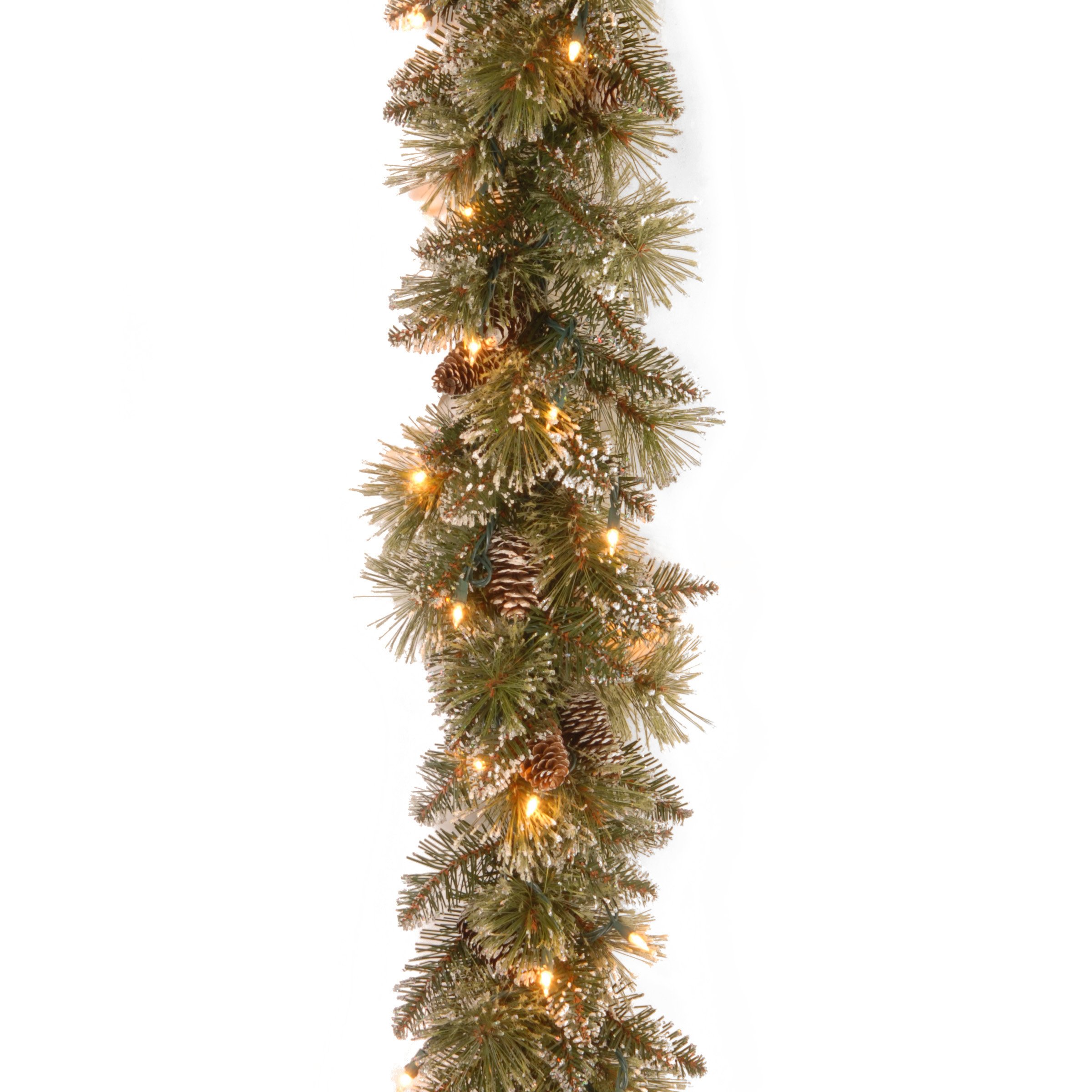 National Tree Company PreLit Artificial Christmas Garland, Green