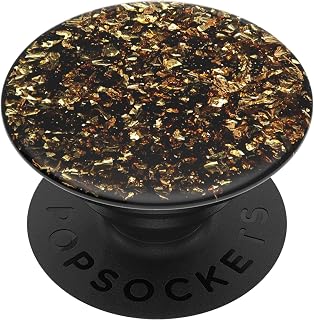 PopSockets: PopGrip Expanding Stand and Grip with a Swappable Top for Phones & Tablets - Foil Confetti Gold
