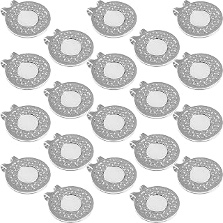 Amy Sport Strong Magnet Golf Ball Marker Hat Clip Value Pack 20/40, Compact & Durable Marker Holders Easily Attach to Golf Cap or Belt, Gold & Silver Accessories for Men Women Kids