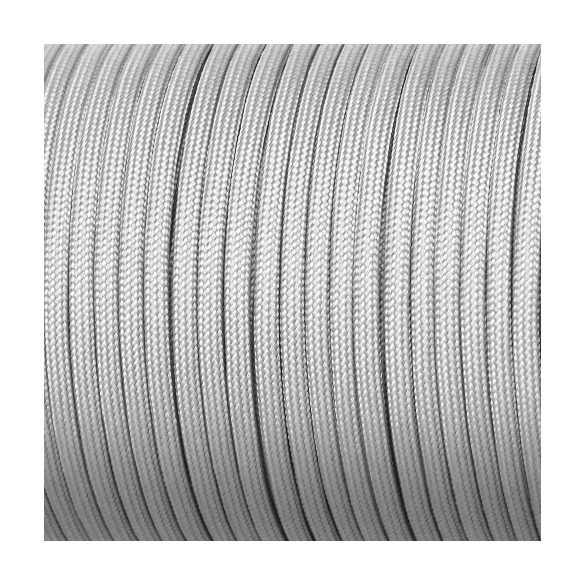 7-Cores 550 Paracord Rope 5 15 30 M Dia.4mm Cord For Outdoor Camping Survival Lanyard Parachute Hiking Tent Accessories - Rope Gray - 30m
