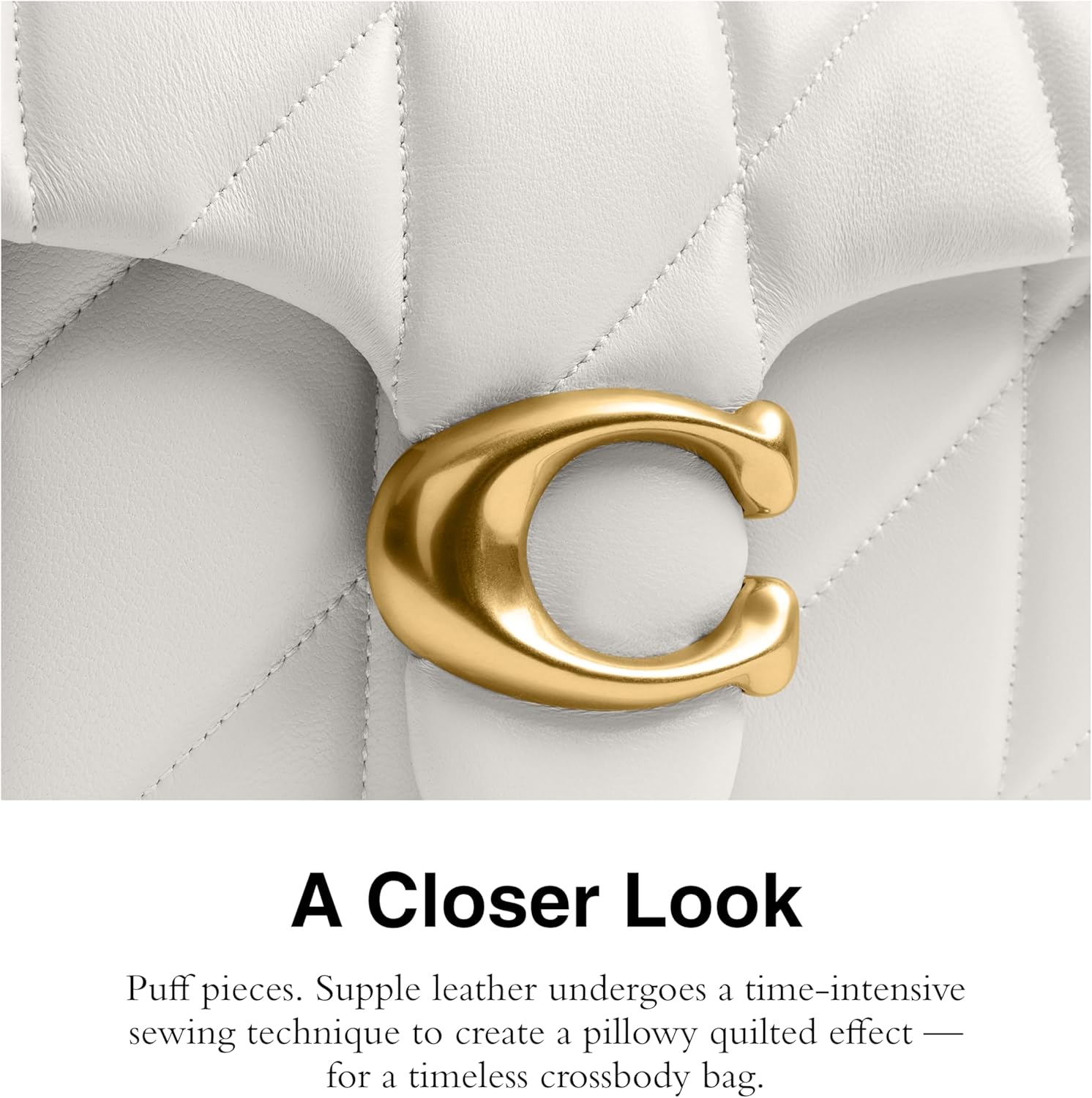 COACH Tabby Chain Crossbody Bag 19 With Quilting - Image 5