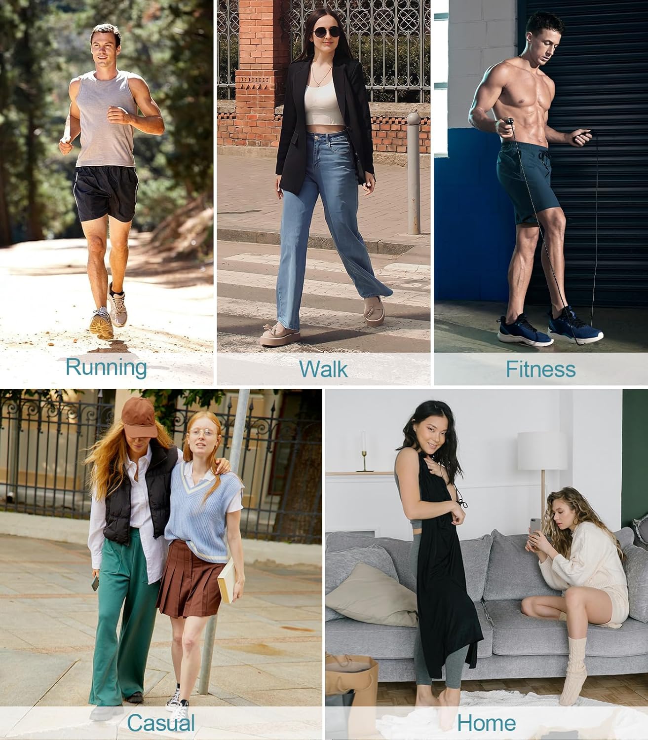 Breslatte 6pairs Ankle Socks for Women Men Breathable Mesh Low Cut Socks Soft Cotton Daily Athletic - Image 6