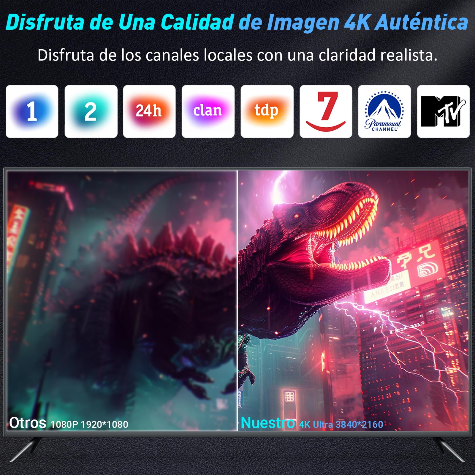 Antenna TV interna, potente antenna TV portatile con amplificatore e base magnetica, 80 KM+ ricezione a lunga distanza, compatibile con 4K 1080P DTMB DVB-T2 DVB-T DVB-T - All TVs