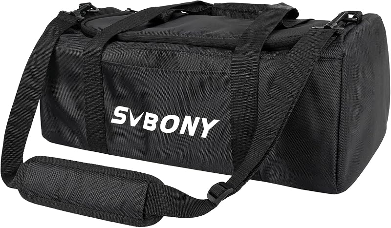 SVBONY SV212 Multipurpose Telescope Bag, Shock-Absorbing Telescope Case | for Optical Tubes Accessories, Adjustable Shoulder Strap and Hand-Carry Strap, Telescope Cases, Waterproof Fabric