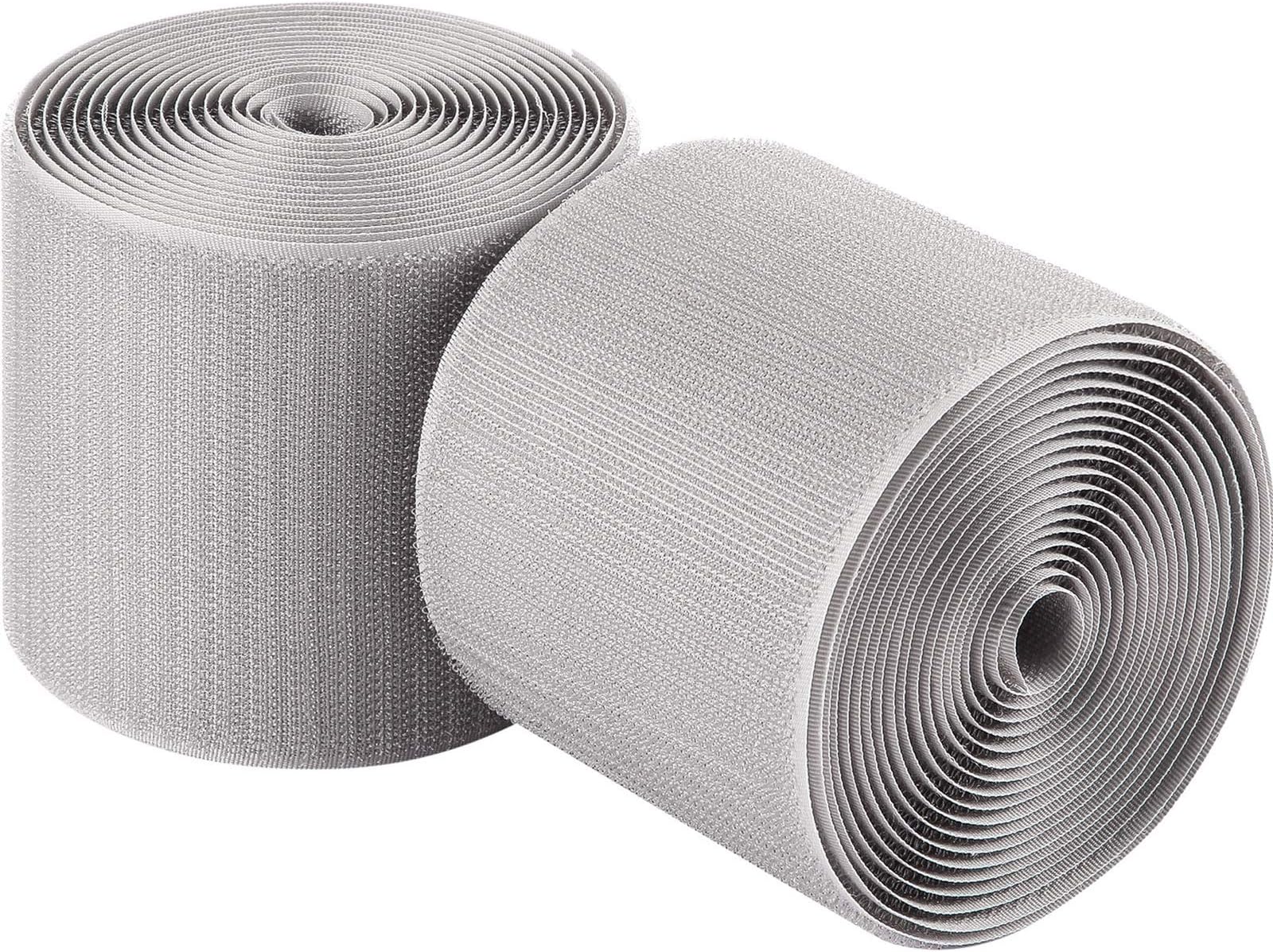 Cable Floor Strip Cord Cover Grip Floor Cable Protector Carpet Cable Management, Hold Cords in Place, Keep Cables Organized, Protect Cords and Prevent a Trip Hazard, 3 Inch x 10 Feet (20 Feet, Gray)