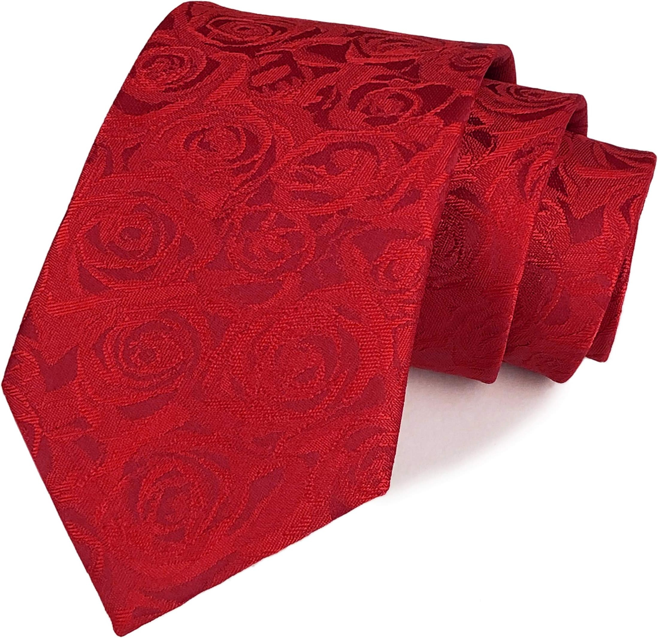 Men's Classic Stripe Jacquard Woven Silk Tie Formal Party Suit Necktie
