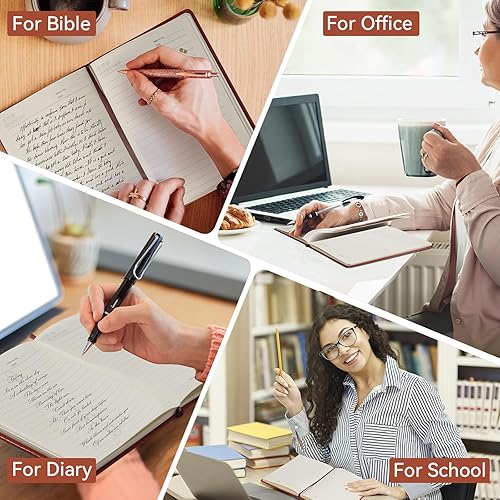 Miniatura 7 de Music is What Feelings Sound Like Leather Journal Notebook Music Teacher Gift Musical Note Charm Leather Journal Gift (Música)