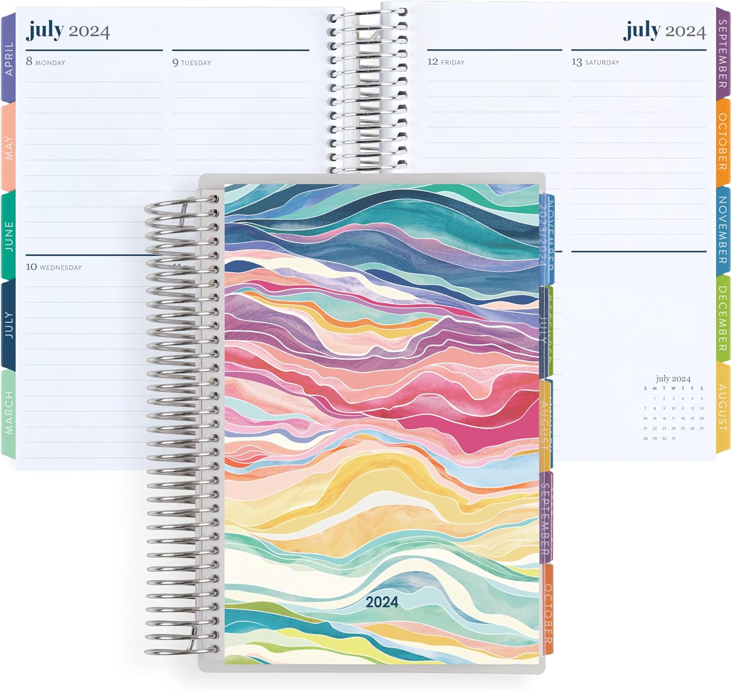 Erin Condren A5 Coiled Life Planner (January 2024