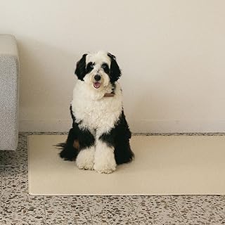 [citydog/シティドッグ] フロアマット ｜ 犬 マット 防水 滑り止め マット フローリングマット フロアシート アンダーマット 傷防止 ドッグマット (バニラミルク, 140×200)