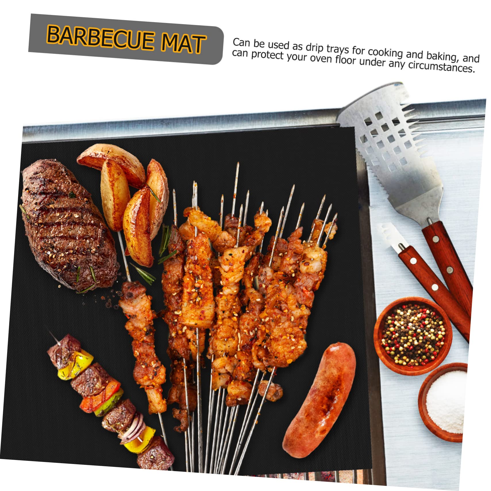 9piezas Tapetes Antiadherentes Para Horno Revestimientos Reutilizables Para Hornear y Parrilla