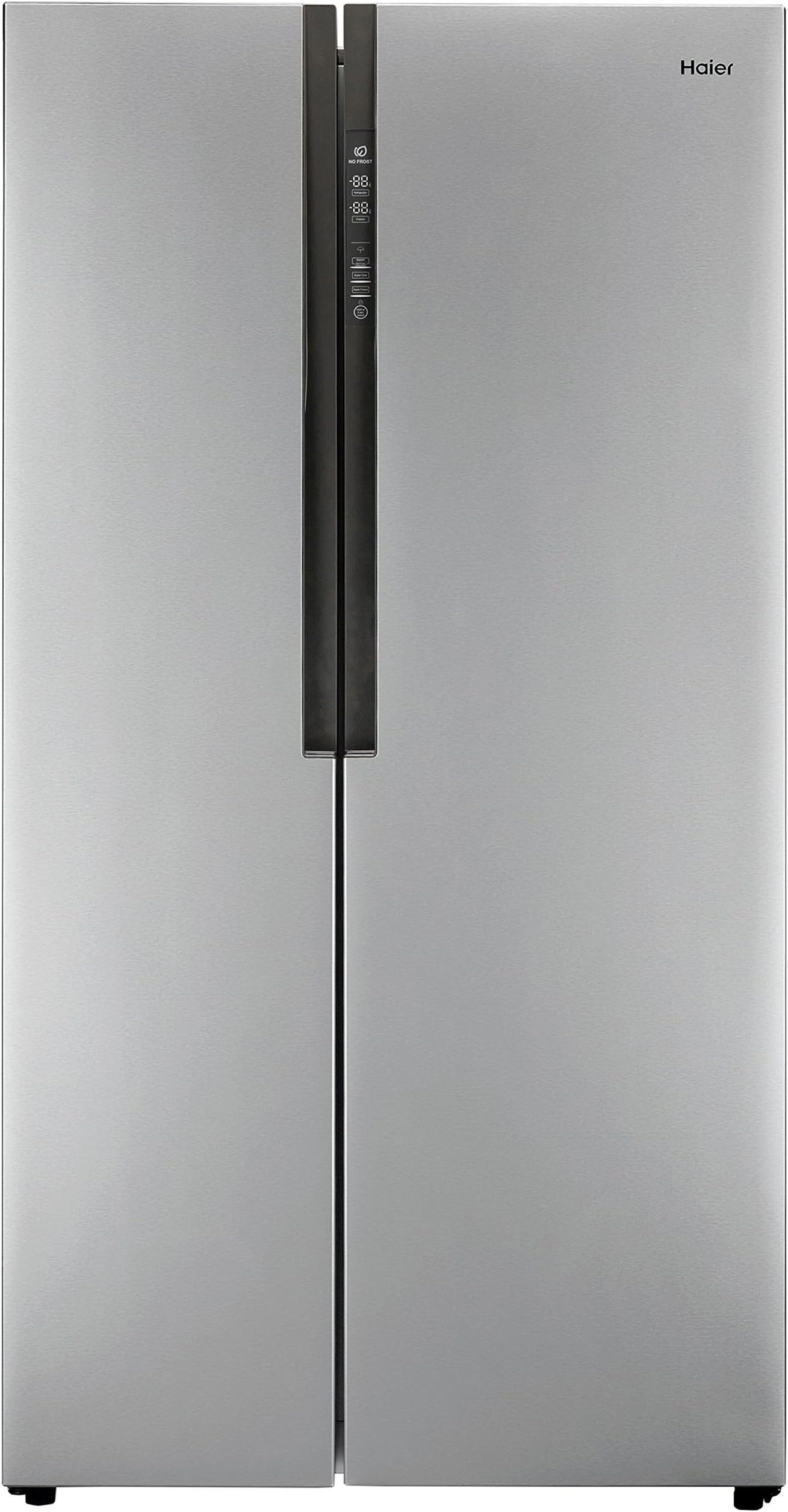 Haier HRF 618 SS Frost-free Side-by-Side Refrigerator (565 Ltrs, Grey)