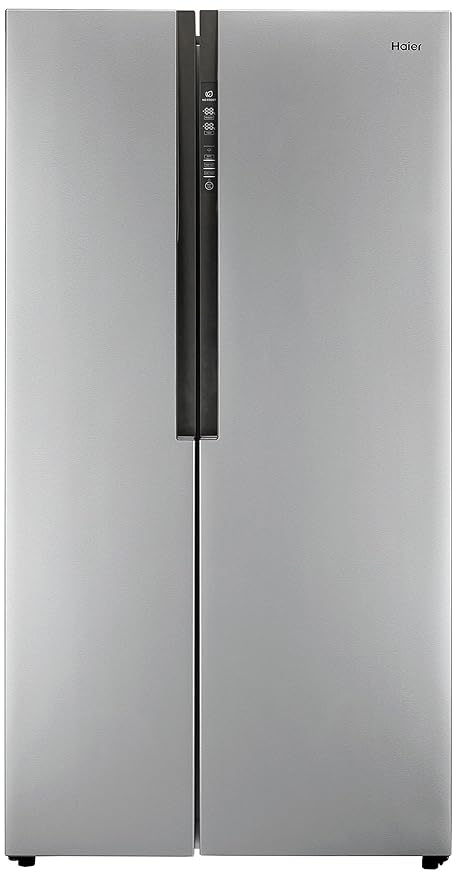 Haier HRF 618 SS Frost-free Side-by-Side Refrigerator (565 Ltrs, Grey) Refrigerators