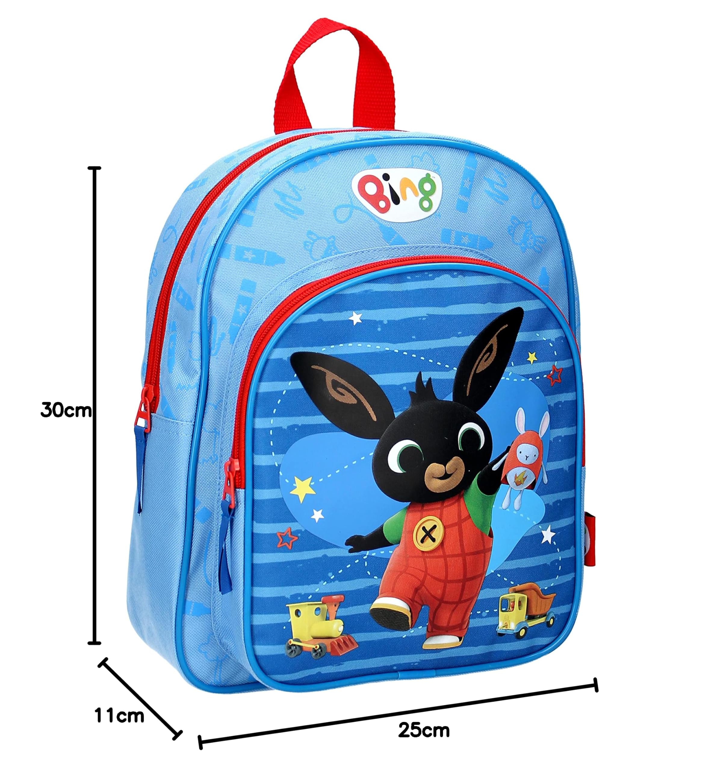Vadobag Mixed Adult, BACKPACK, niebieski, 30 cm, Niebieski, 30 cm