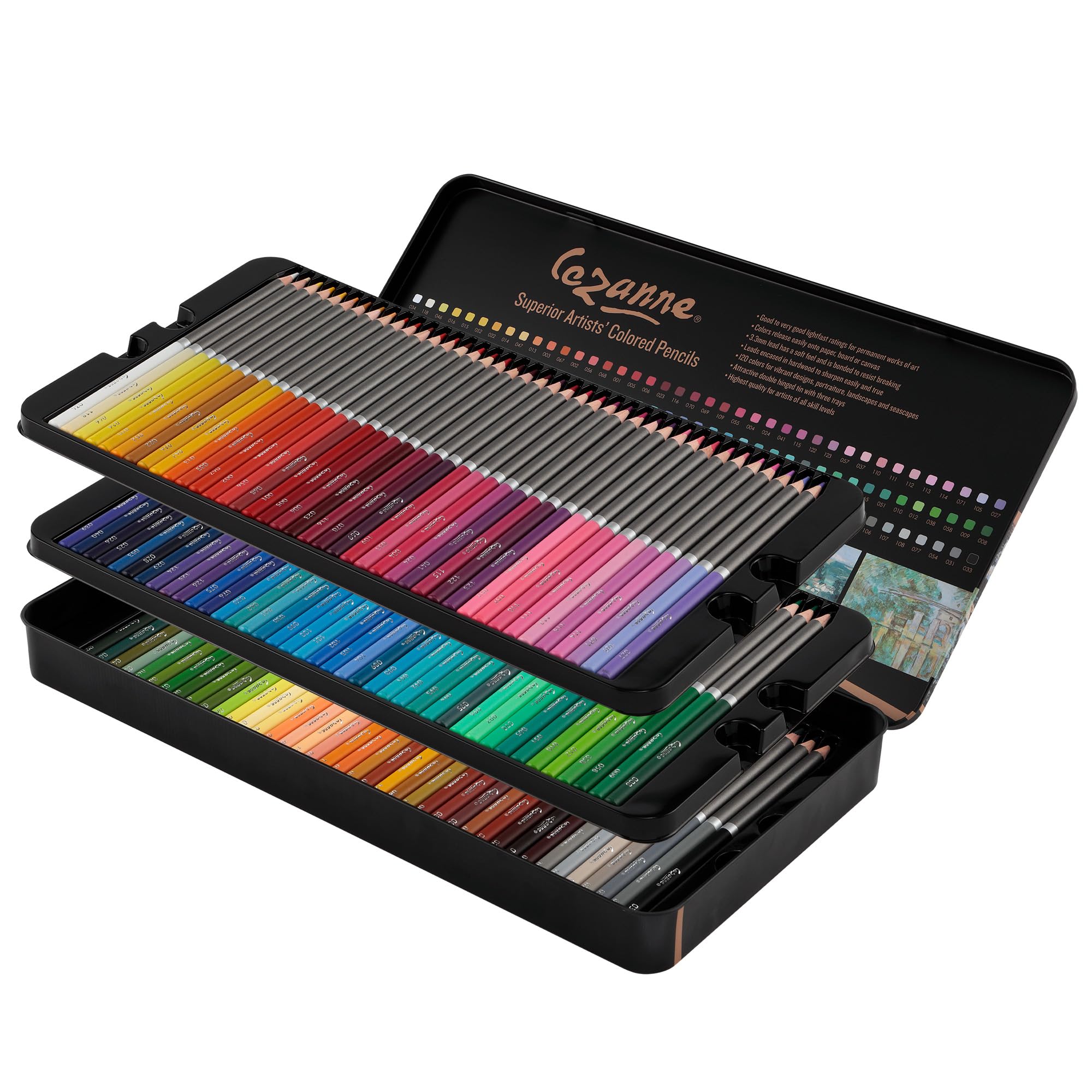 Amazon.com: Cezanne Set of 120 Professional Colored Pencils with Amazon.com: Cezanne Set of 120 Professional Colored Pencils with