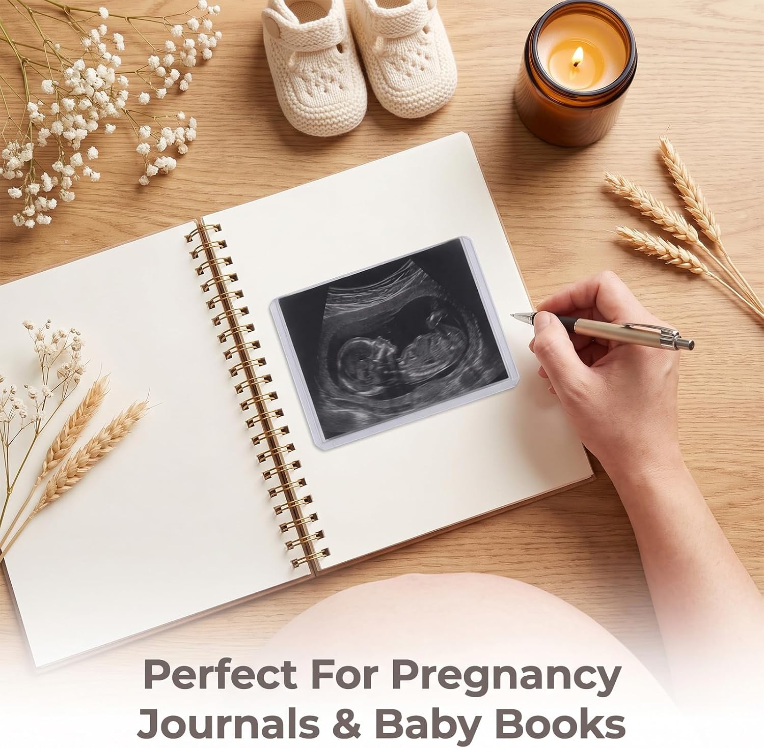 20Pcs Ultrasound Laminating Sheets, 3x4in Ultrasound Picture Protectors