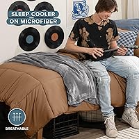 Vista 131 de Bare Home Comforter Set - King/California King Size - Ultra-Soft - Goose Down Alternative - Premium 1800 Series - All Season Warmth