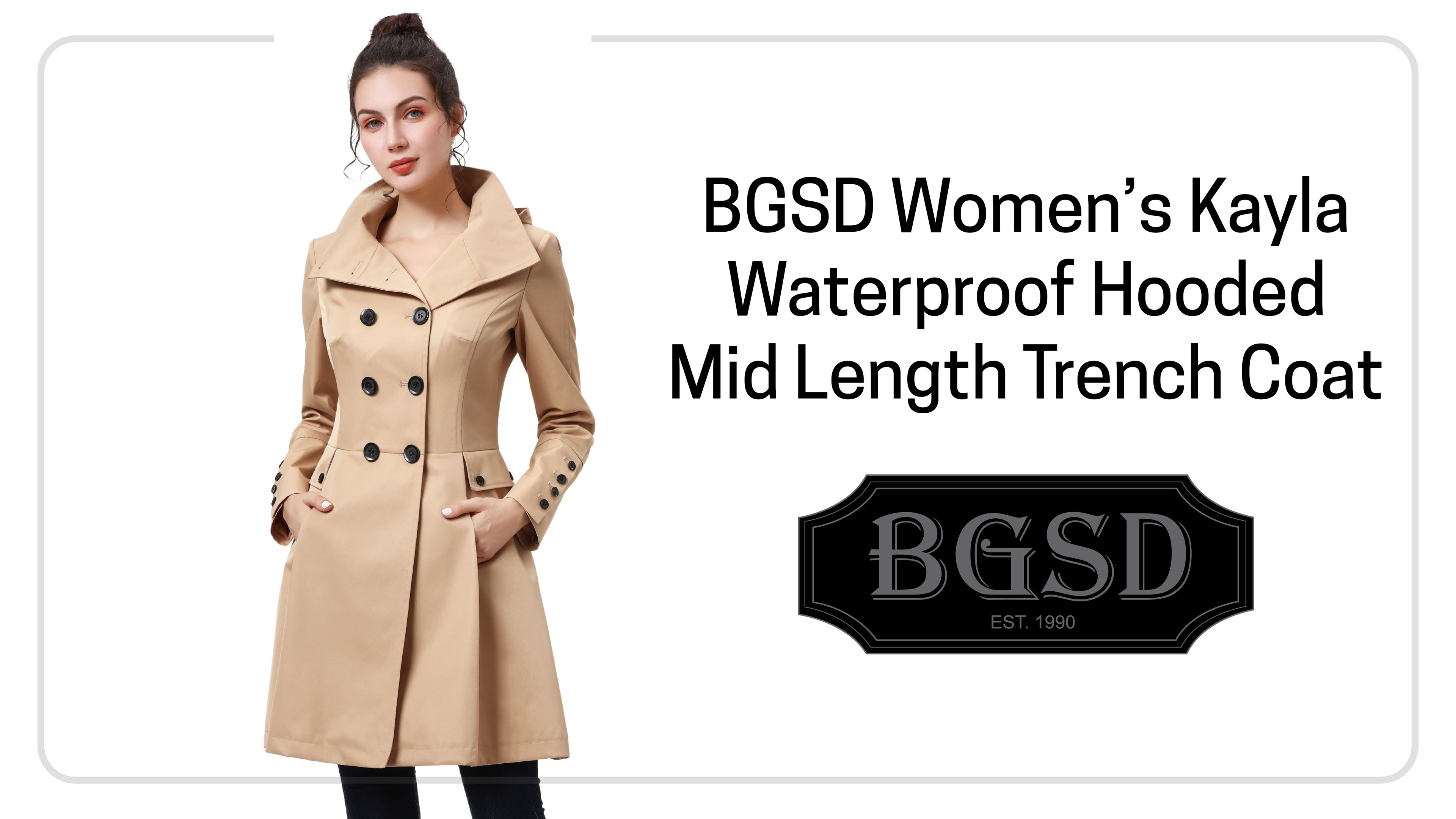 Amazon.com: BGSD Women Kayla Waterproof Hooded Mid Length