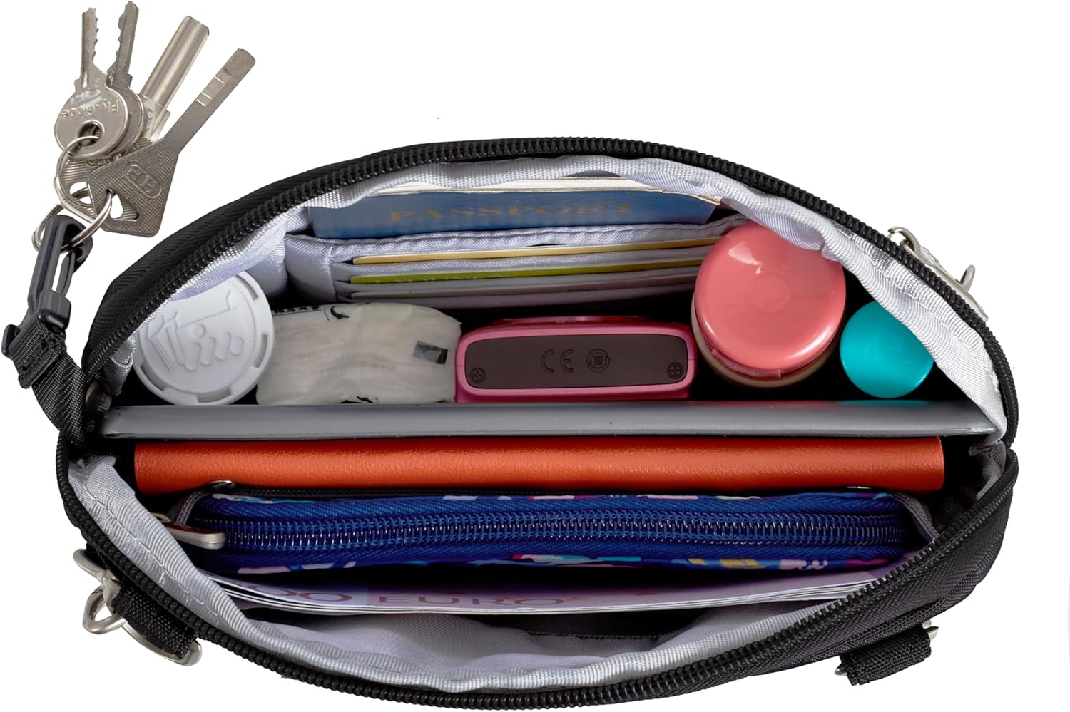 Travelon Anti-Theft Classic Convertible Crossbody & Waist Pack - Image 6