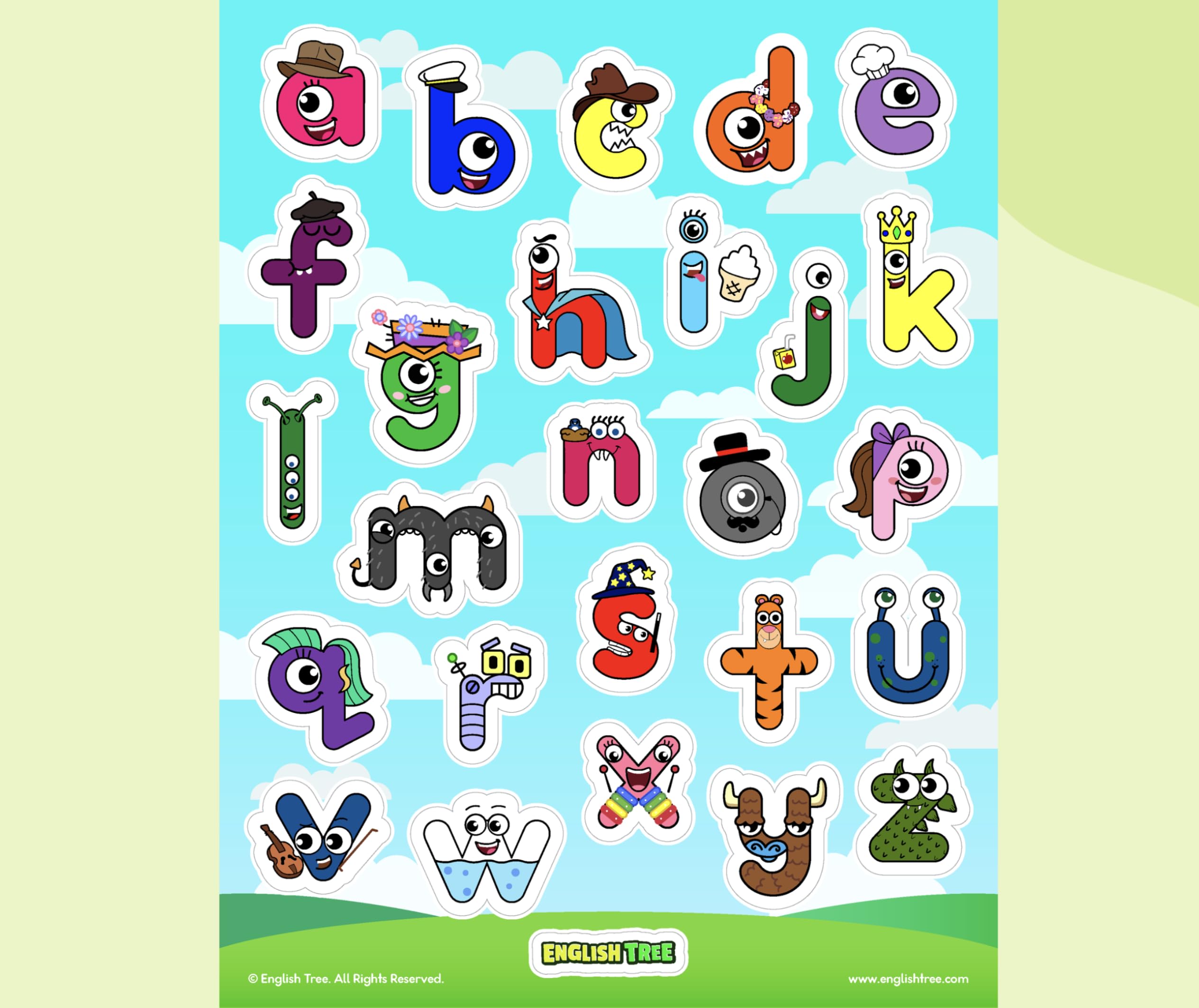 Lowercase Letter English