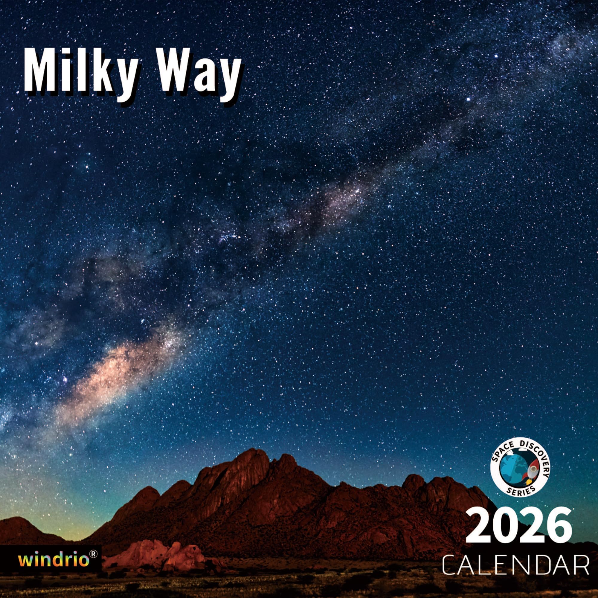 2026 Wall Calendar,Calendar 2026, July 2025 - December 2026, Wall Calendar Milky Way, 12" x 24" Opened,Full Page Months Thick & Sturdy Paper for Calendar Organizing & Planning