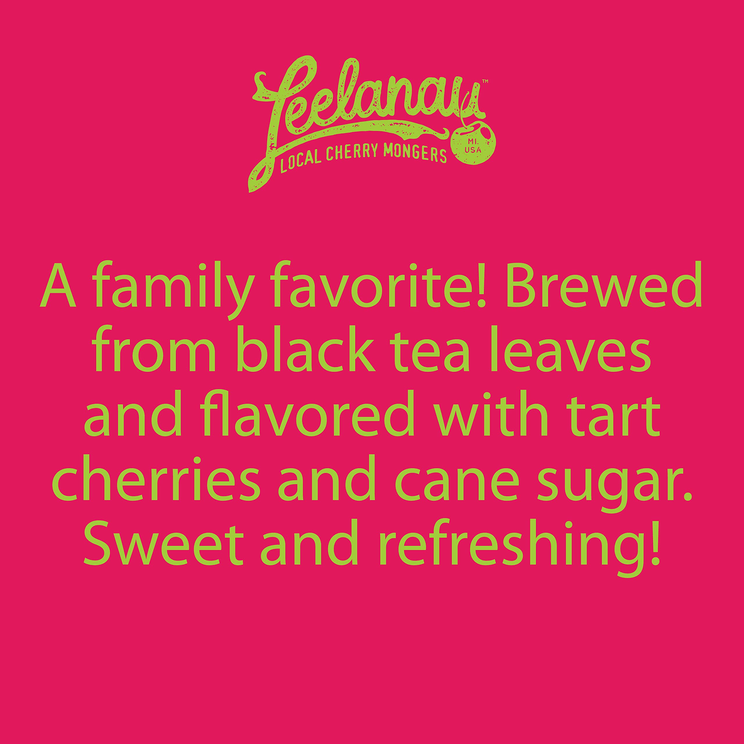 Leelanau Cherry Sweet Iced Tea, 16 fl oz (Pack of 12)
