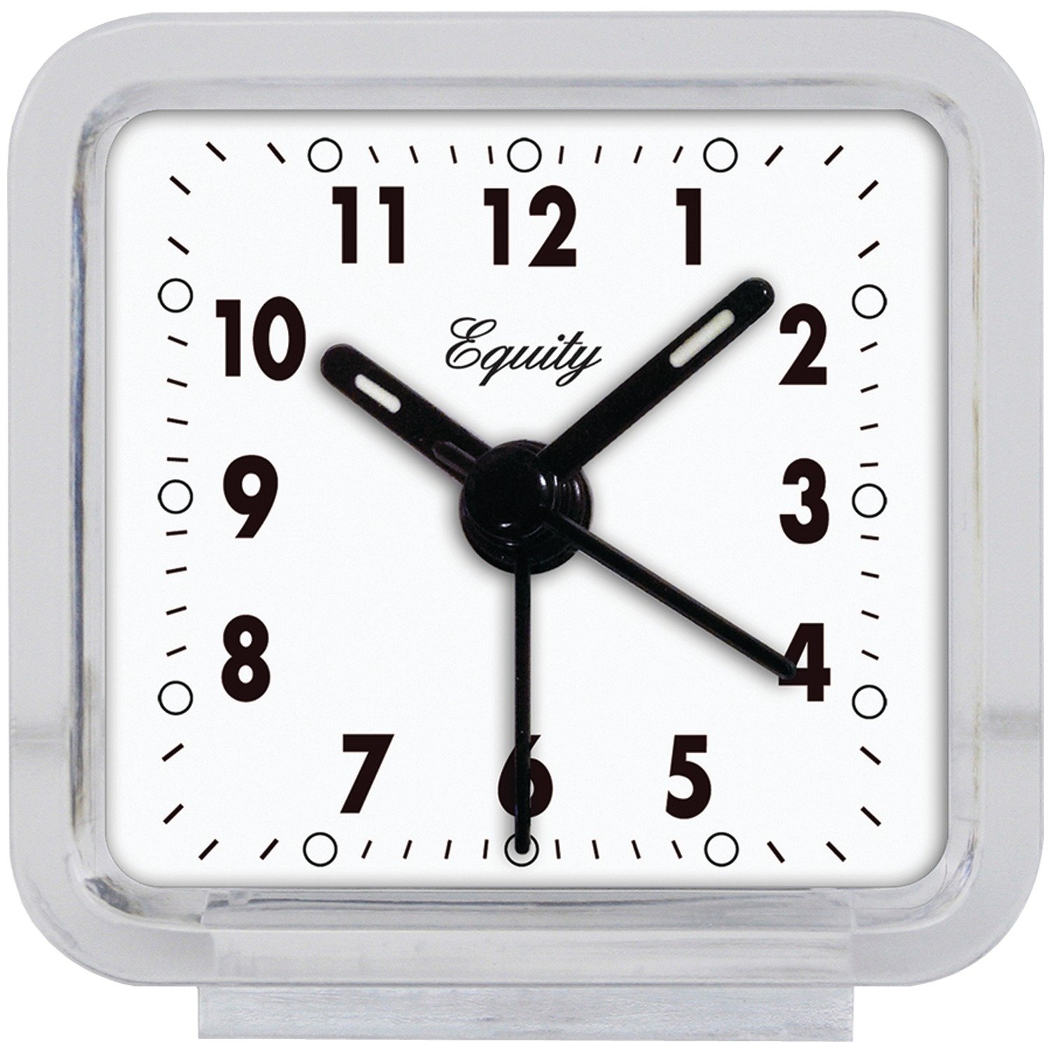 Equity by La Crosse Equity 21038 Clear Quartz Travel Alarm Clocks for Time