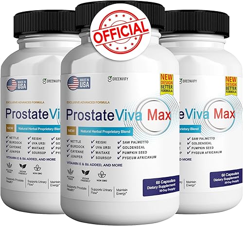 Miniatura 8 de ProstateViva Max - Suplementos de próstata para hombres, suplementos de salud, máxima fuerza, totalmente naturales para apoyar la función normal y