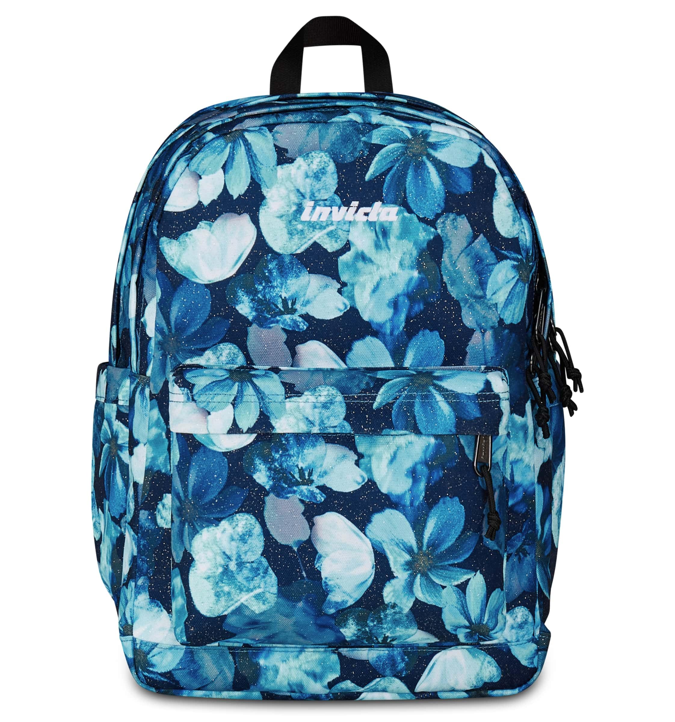 Invicta Zaino Scuola Lab Fantasy Shine, Blu, Doppio Scomparto Con Tasca per PC e Tasca per Borraccia, 27 lt, Scuola Media e Superiore, Zaino Ragazza
