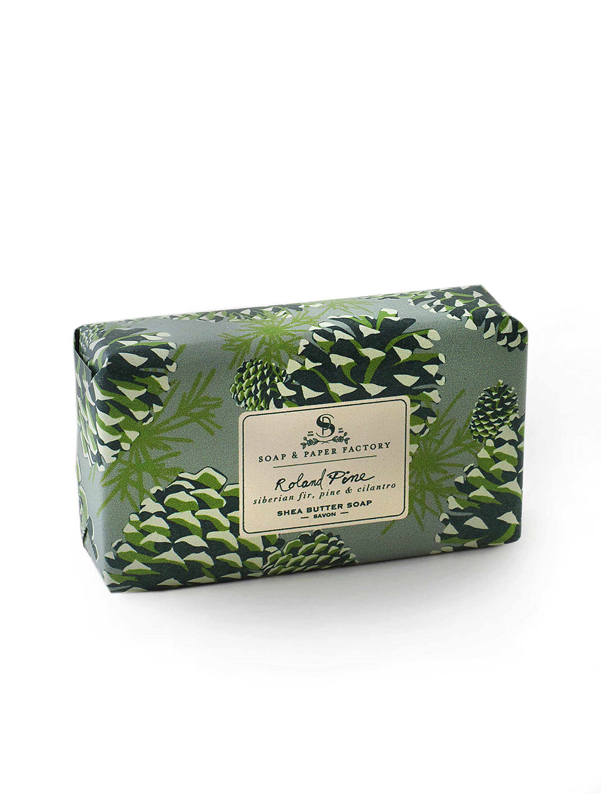 Soap & Paper FactoryRoland Pine Shea Butter Soap, 5 oz.