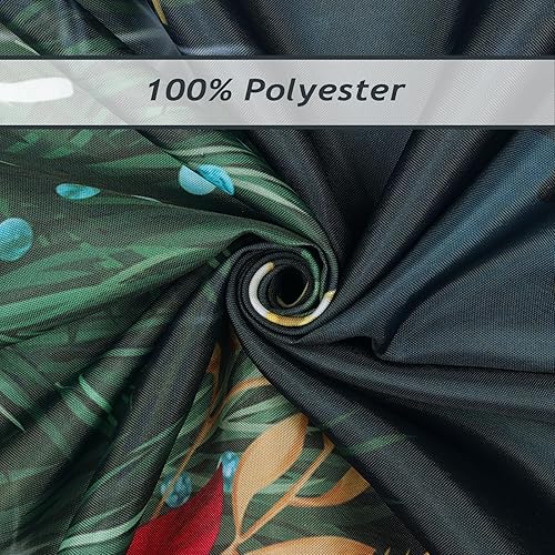 Miniatura 5 de Bonhause Cortina de ducha de árbol de Navidad, cajas de regalo de noche milagrosa, cortina de baño decorativa de 72 x 72 pulgadas, tela de