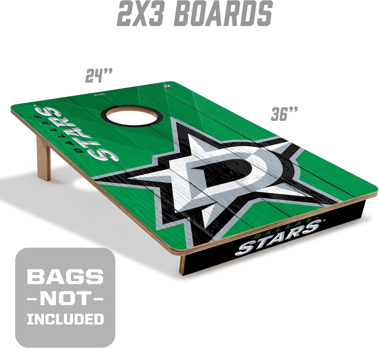 YouTheFan NHL 2’ x 3’ Wood Cornhole Game