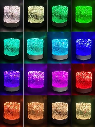 Miniatura 2 de Lámpara de mesa 3D, lámpara de noche RGB Arclic, luz nocturna 3D con control táctil y control remoto, funciona con pilas, iluminación regulable para