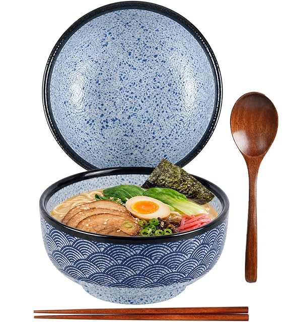 Miska Ramen, zestaw misek do ramenu, japońska miska ceramiczna