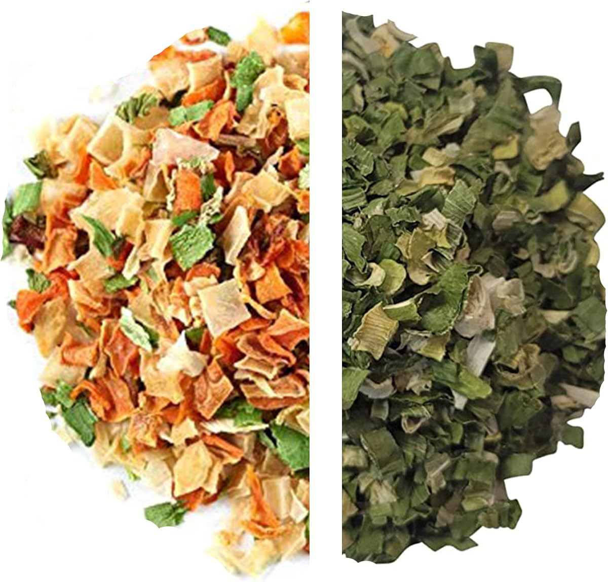 Dried Vegetable Flakes 2 LB + DRIED & WASHED CHOPPED GREEN ONION 8 OZ