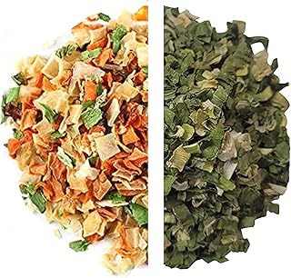 Dried Vegetable Flakes 2 LB + DRIED & WASHED CHOPPED GREEN ONION 8 OZ