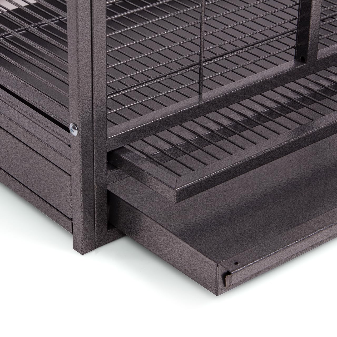 Montana Cages | Premium Vogelvoliere New Melbourne I Vogelkäfig für Sittiche, kleine Papageien, AVILON Pulverbeschichtet, Antik Edition, ca. 80 x 50 x 110 cm