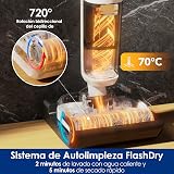 Tineco Floor One Stretch S6 Aspirateur Laveur, Aspirateur Sec et Humide Puissant Intelligent, portée à Plat 180°, Nettoyage Deux Bords, Auto-Nettoyage Flashdry à 70℃ en 5 Min, 40 Min d'autonomie - 8