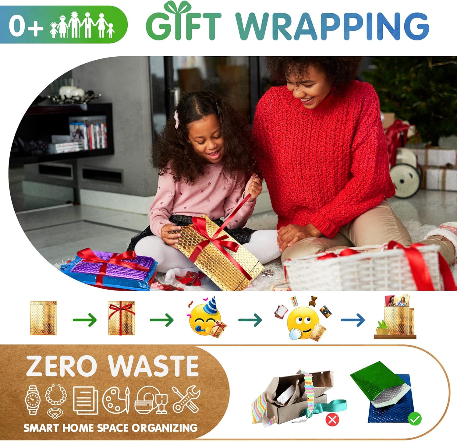 Gold Metallic Bubble Mailers, 4 x 8 Inches. Pack of 25 Padded Envelopes Waterproof. Opaque Metallic Bubble Envelope Mailer Self-Seal. Waterproof Padded Shipping Envelopes for Gifts - Image 7